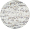 Livabliss Gakko GKK-2317 Charcoal Area Rug Round