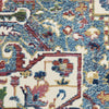 Nourison Ankara Global ANR15 Ivory Navy Area Rug Swatch Image