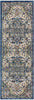 Nourison Ankara Global ANR15 Ivory Navy Area Rug Main Image