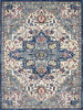 Nourison Global Vintage GLB15 Ivory Navy Area Rug Main Image