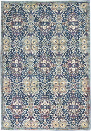 Nourison Ankara Global ANR16 Navy Multicolor Area Rug Main Image
