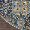 Nourison Ankara Global ANR16 Navy Multicolor Area Rug Detail Image