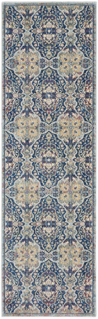 Nourison Ankara Global ANR16 Navy Multicolor Area Rug Main Image