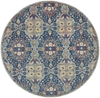 Nourison Ankara Global ANR16 Navy Multicolor Area Rug Main Image