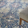 Nourison Ankara Global ANR16 Navy Multicolor Area Rug Corner Image
