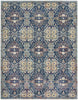 Nourison Ankara Global ANR16 Navy Multicolor Area Rug Main Image