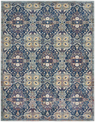 Nourison Ankara Global ANR16 Navy Multicolor Area Rug Main Image
