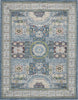 Nourison Global Vintage GLB17 Ivory Light Blue Area Rug Main Image