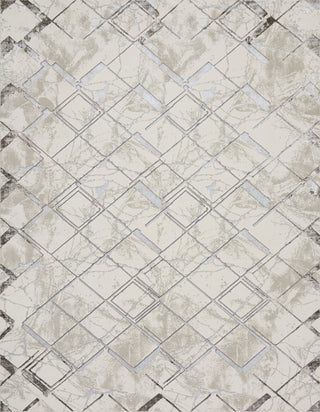Nourison Glam GLM02 Ivory/Grey Area Rug Main Image