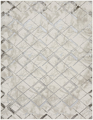 Nourison Glam GLM02 Ivory/Grey Area Rug main image