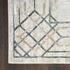 Nourison Glitz GLZ03 Ivory Taupe Area Rug Detail Image