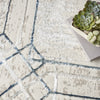 Nourison Glam GLM03 Ivory/Taupe Area Rug Corner Image