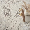 Nourison Glam GLM04 Ivory/Multi Area Rug Corner Image