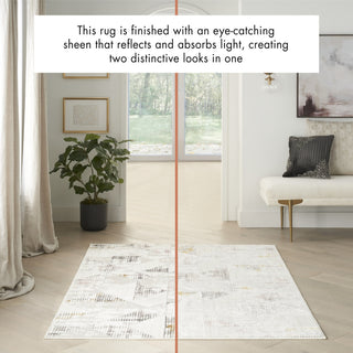 Nourison Glam GLM04 Ivory/Multi Area Rug Room Image Feature
