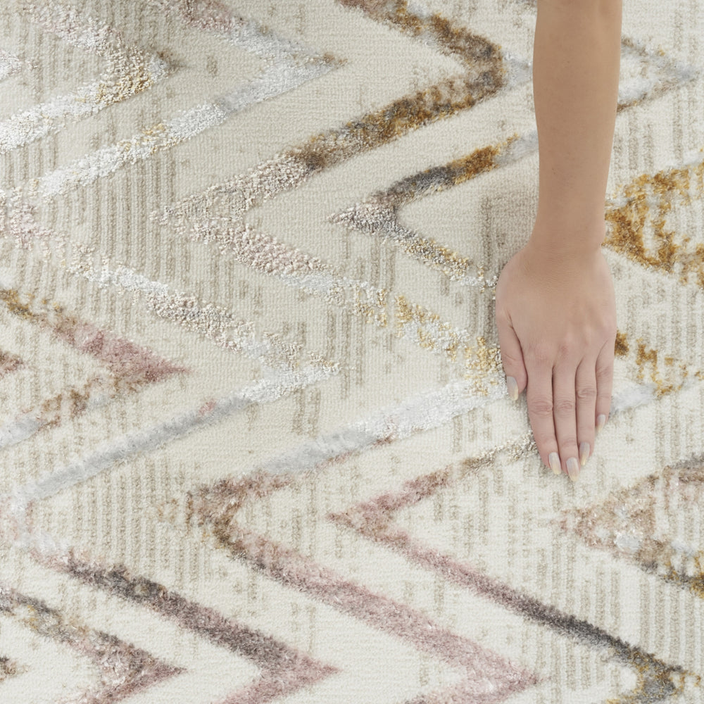 Nourison Glam GLM05 Multicolor Area Rug Room Image Feature