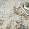 Nourison Glam GLM06 Taupe/Multi Area Rug Corner Image