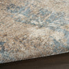 Nourison Glam GLM06 Taupe/Multi Area Rug Corner Image