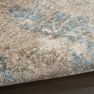 Nourison Glam GLM06 Taupe/Multi Area Rug Corner Image