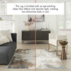 Nourison Glam GLM06 Taupe/Multi Area Rug Room Image Feature