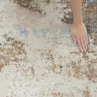 Nourison Glam GLM06 Taupe/Multi Area Rug Room Image Feature