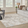 Nourison Glam GLM06 Taupe/Multi Area Rug Corner Image