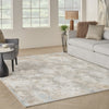 Nourison Glam GLM06 Taupe/Multi Area Rug Corner Image