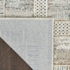 Nourison Glam GLM07 Ivory Multicolor Area Rug Corner Image