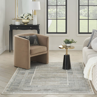 Nourison Glam GLM07 Ivory Multicolor Area Rug Room Image Feature