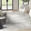 Nourison Glam GLM07 Ivory Multicolor Area Rug Corner Image