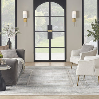 Nourison Glam GLM07 Ivory Multicolor Area Rug Room Image Feature