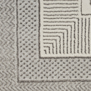 Nourison Glam GLM07 Silver Area Rug Swatch Image