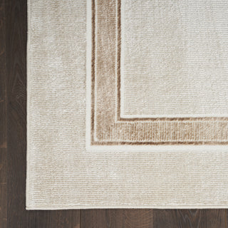 Nourison Glam GLM08 Ivory Cream Area Rug 9' X 12'