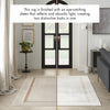 Nourison Glam GLM08 Ivory Cream Area Rug 9' X 12'