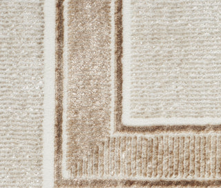 Nourison Glam GLM08 Ivory Cream Area Rug 9' X 12'