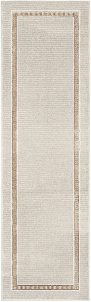 Nourison Glam GLM08 Ivory Cream Area Rug Main Image