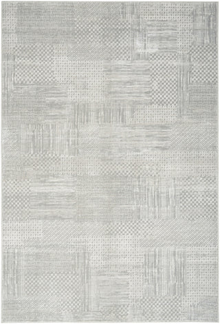 Nourison Glam GLM09 Silver Grey Area Rug main image