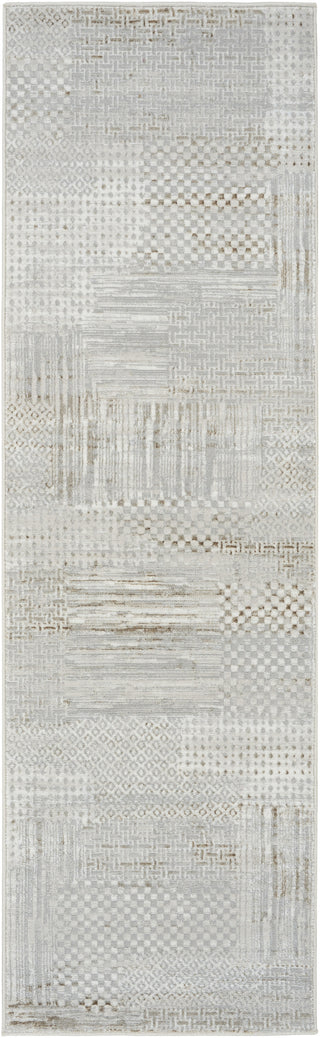 Nourison Glam GLM09 Silver Grey Area Rug Main Image