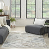 Nourison Glam GLM11 Grey Multicolor Area Rug Room Image Feature