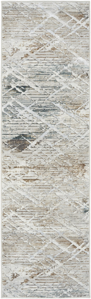 Nourison Glam GLM11 Grey Multicolor Area Rug Main Image