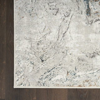 Nourison Glam GLM20 Grey Multicolor Area Rug Detail Image