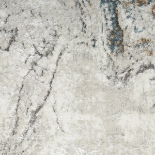 Nourison Glam GLM20 Grey Multicolor Area Rug Swatch Image