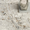 Nourison Glam GLM20 Grey Multicolor Area Rug Corner Image