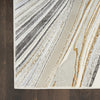 Nourison Glam GLM21 Grey Gold Area Rug Detail Image