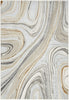 Nourison Glam GLM21 Grey Gold Area Rug main image