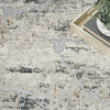 Nourison Glam GLM23 Grey Multicolor Area Rug Corner Image