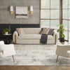 Nourison Glam GLM23 Grey Multicolor Area Rug Room Image Feature