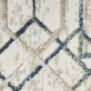 Nourison Glitz GLZ03 Ivory Taupe Area Rug Swatch Image