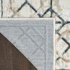 Nourison Glitz GLZ03 Ivory Taupe Area Rug Corner Image