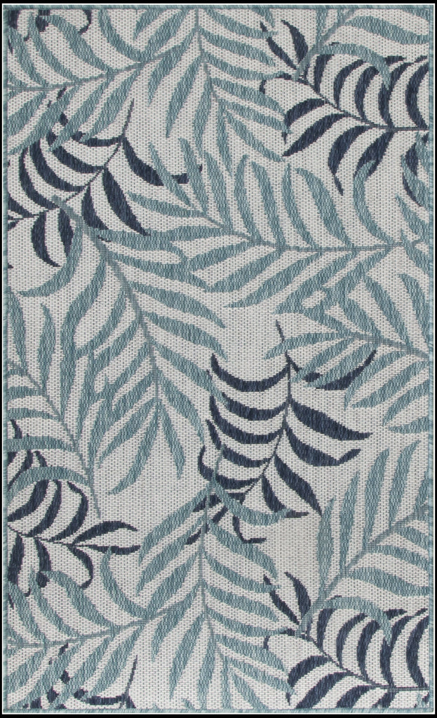 Nourison Garden Oasis GOA01 Blue Area Rug main image