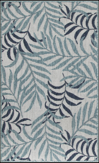 Nourison Garden Oasis GOA01 Blue Area Rug main image